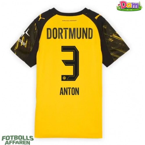 Borussia Dortmund Waldemar Anton #3 Hemmatröja Kvinnor 2025-26 Kortärmad